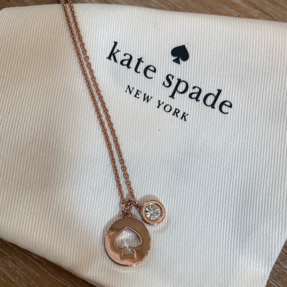 Rose gold Kate Spade necklace - Picture 3 of 3